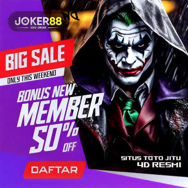 Galeri foto Joker88 | Bandar Togel Jitu 2D, 3D, 4D Online Terpercaya Gampang Jackpot Setiap Hari di Jakarta